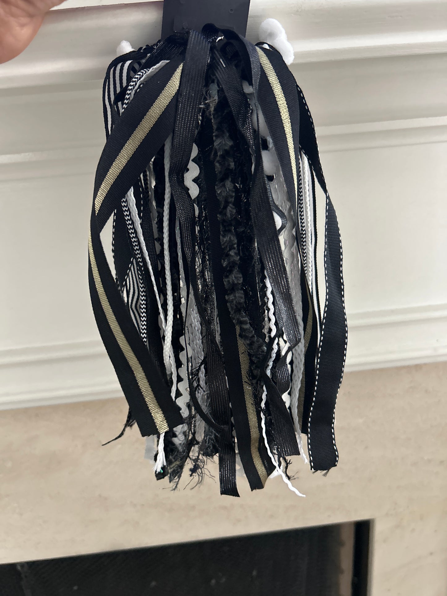 Black and white shredded joy